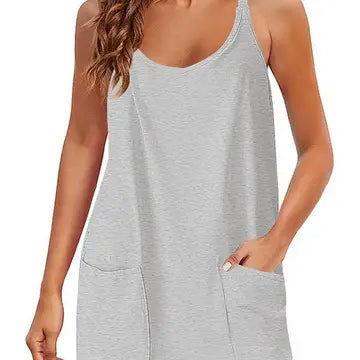 Slip dress and short set 2415
