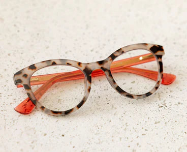Peepers Tribeca Readers - Gray Tortoise/Coral
