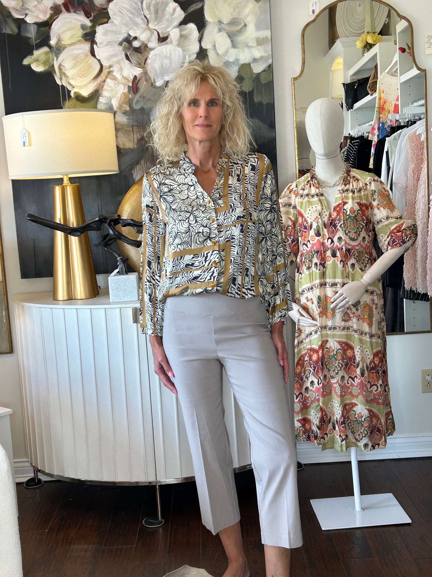 Techno Pant Cropped Color Sable BCP8909MBC