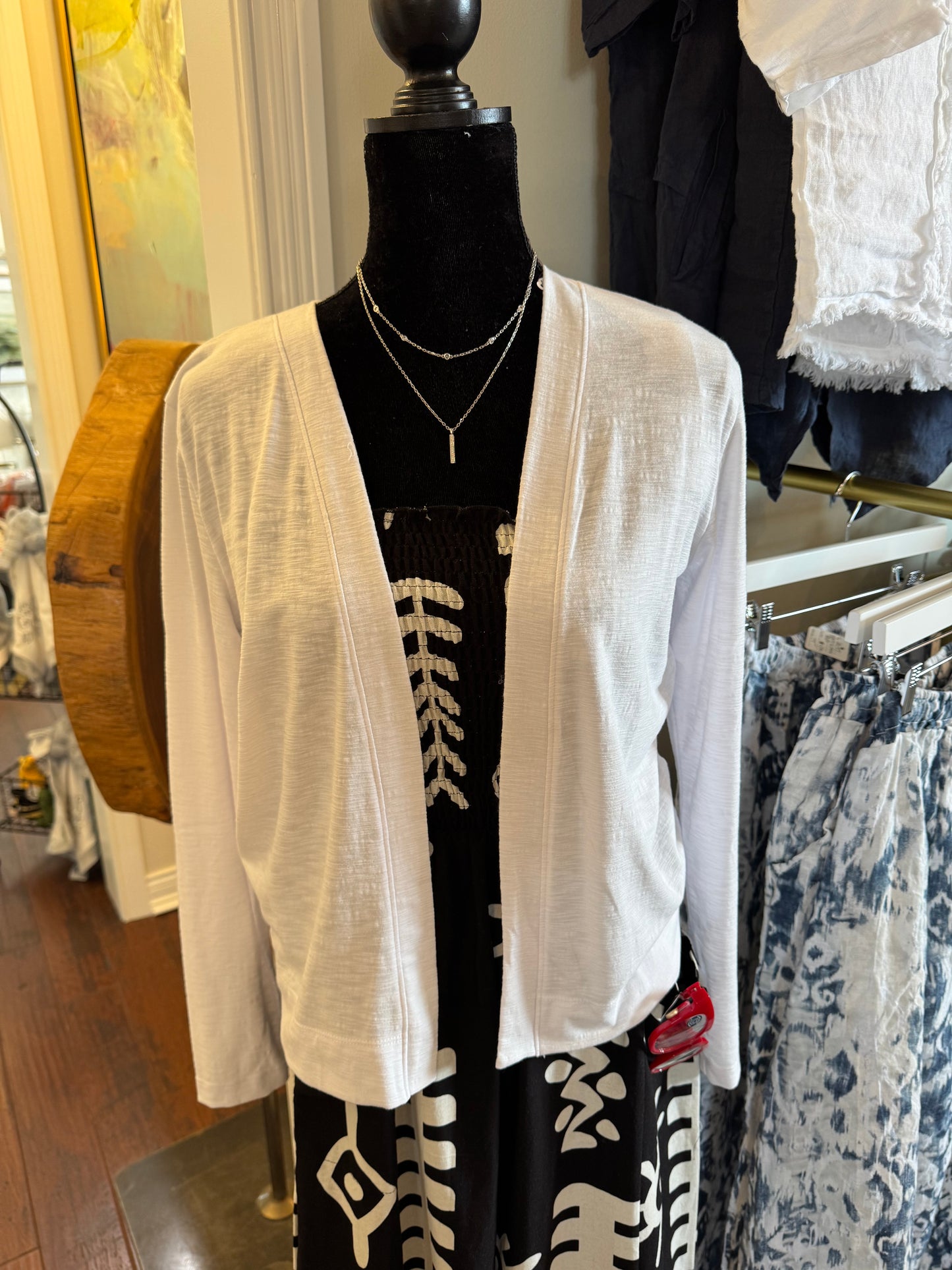 Open Front Long Sleeve Sweater
