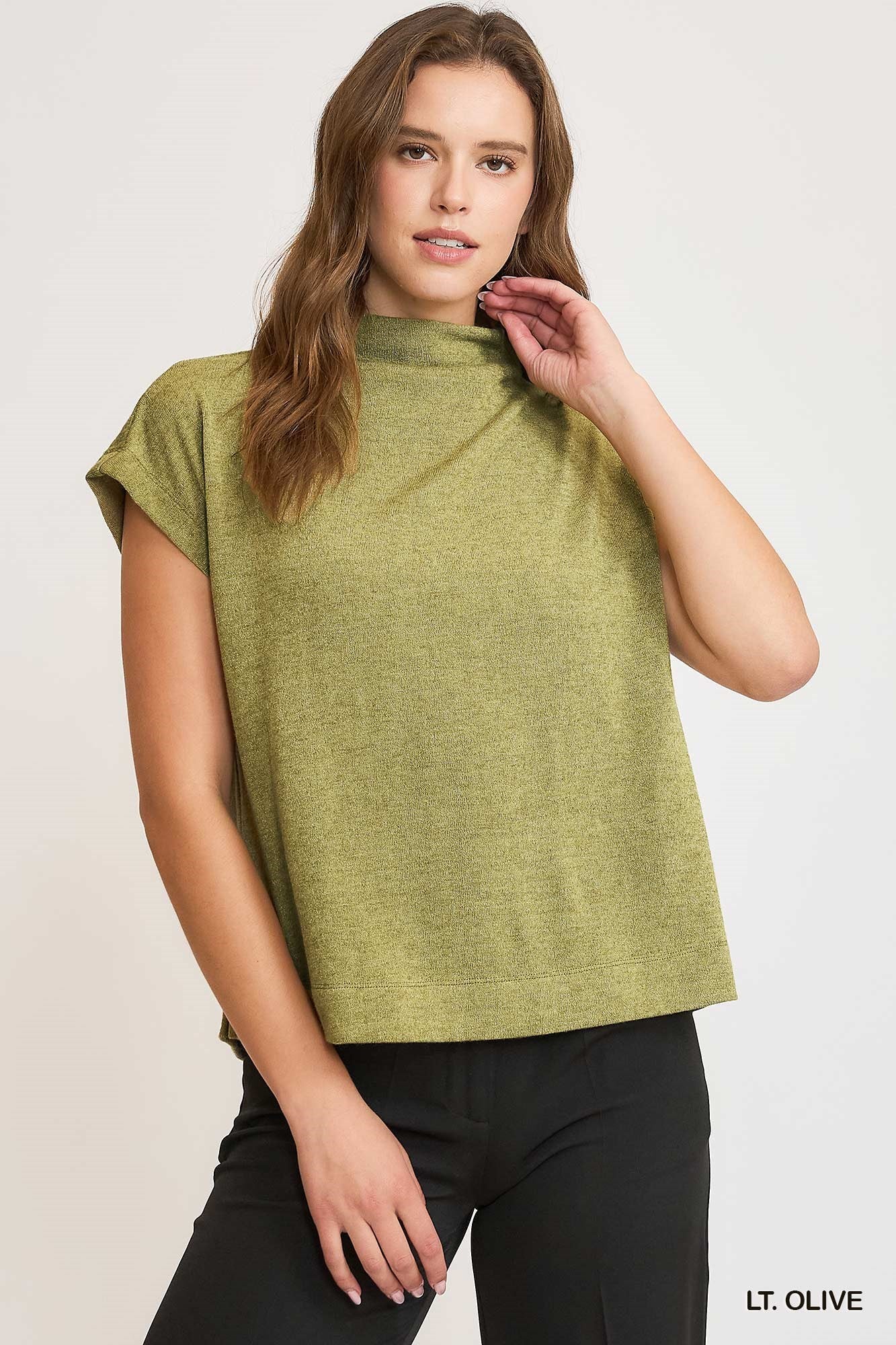Lt. Olive Sweater Top