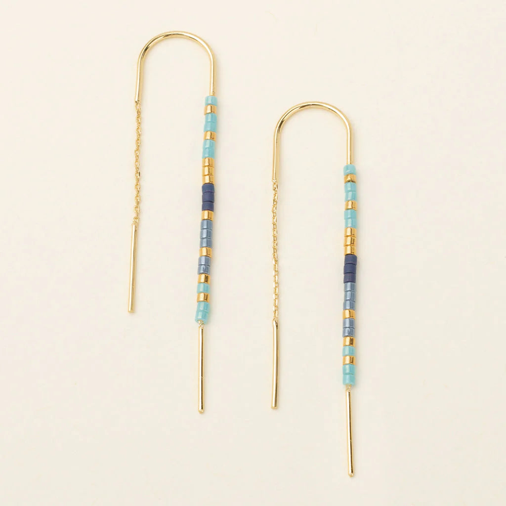Chromeolor Miyuki Thread Earring