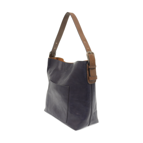 Color Hobo bag w/ Coffee Handle