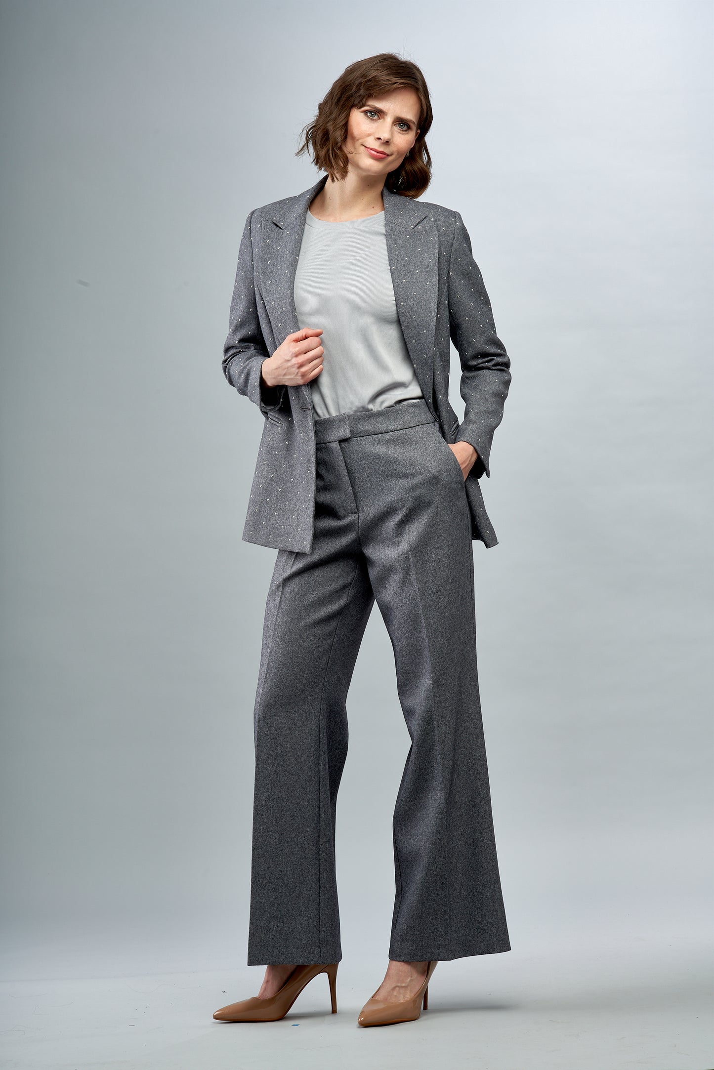 Grey Dress Trouser