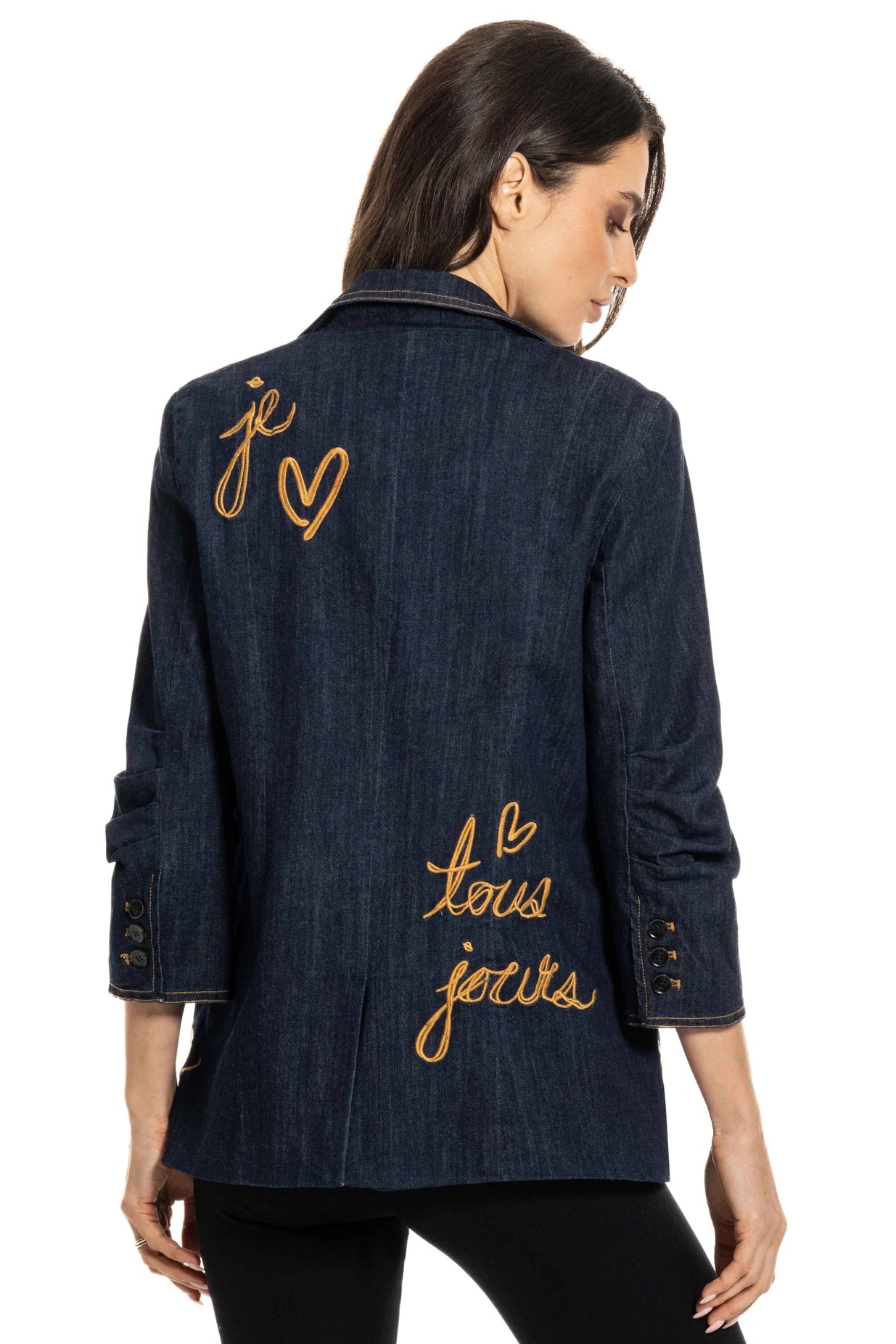 Mon Cheri Denim Blazer Love