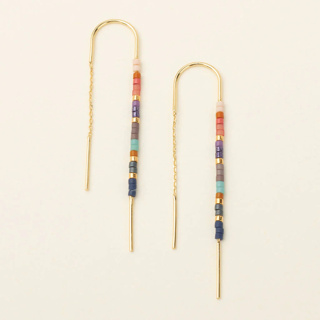 Chromeolor Miyuki Thread Earring