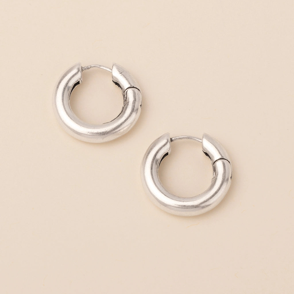 Sterling Hoop Earrings