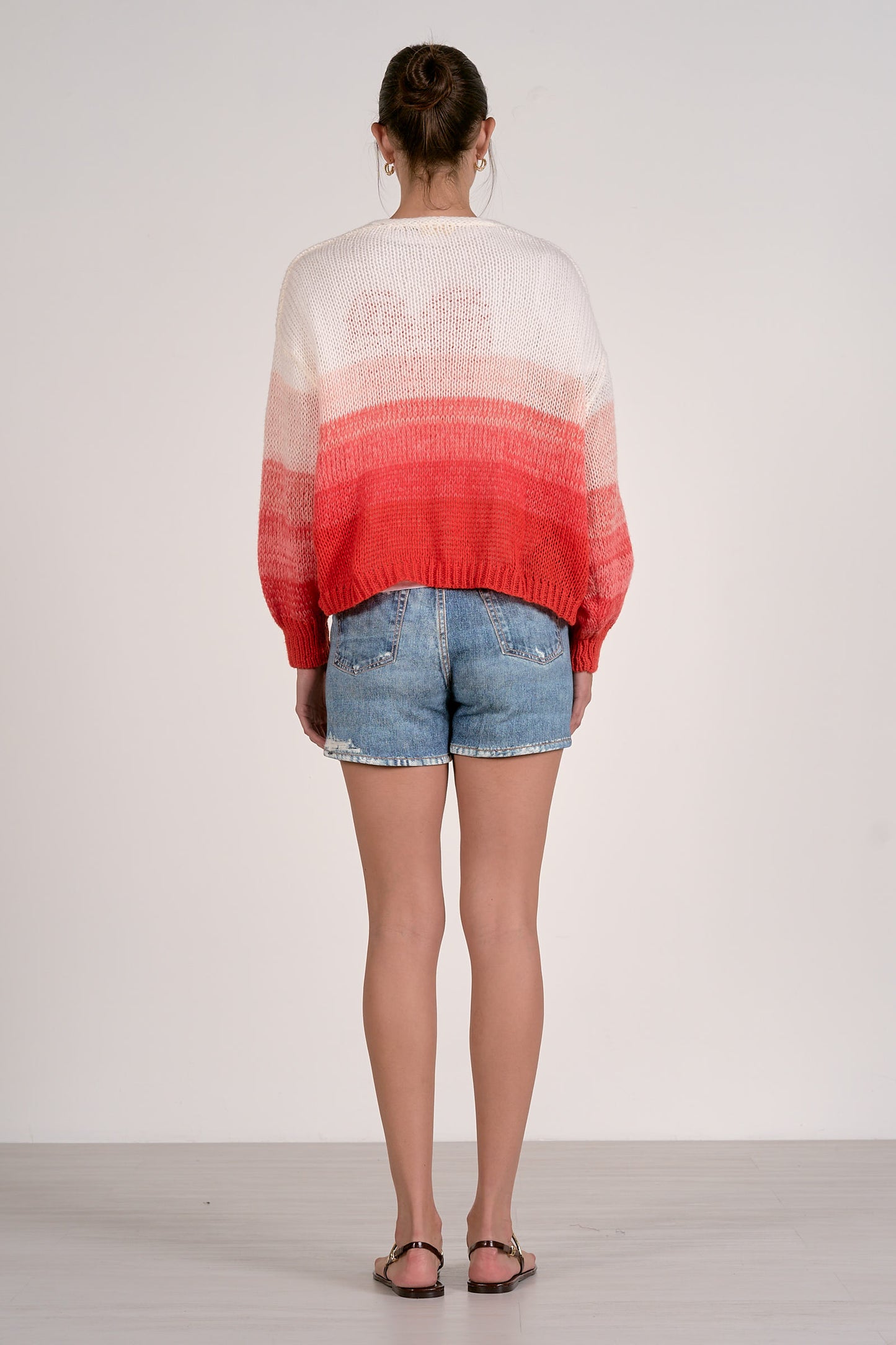 Red Ombre Cardigan