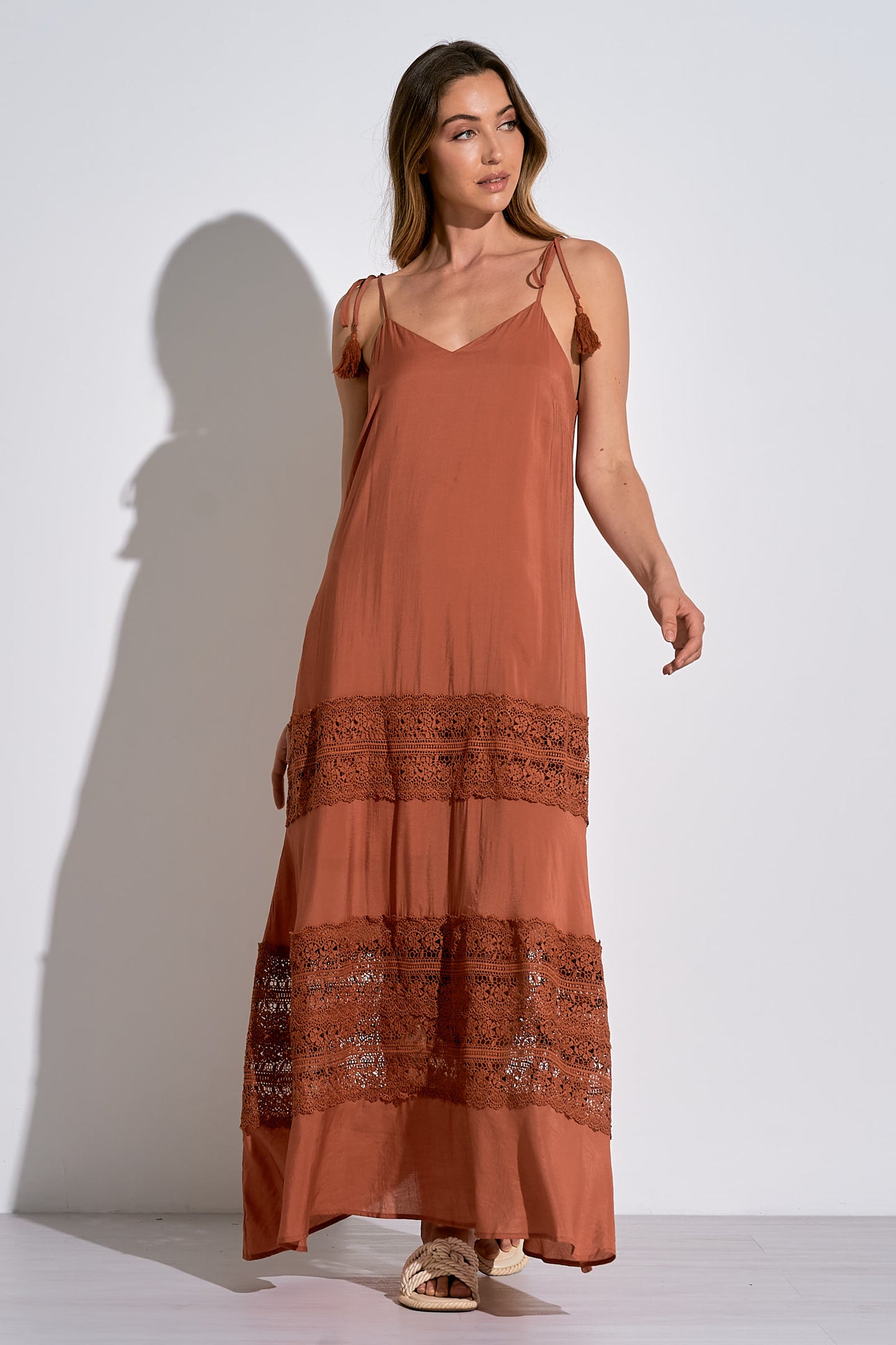 Maxi Spaghetti Strap Dress