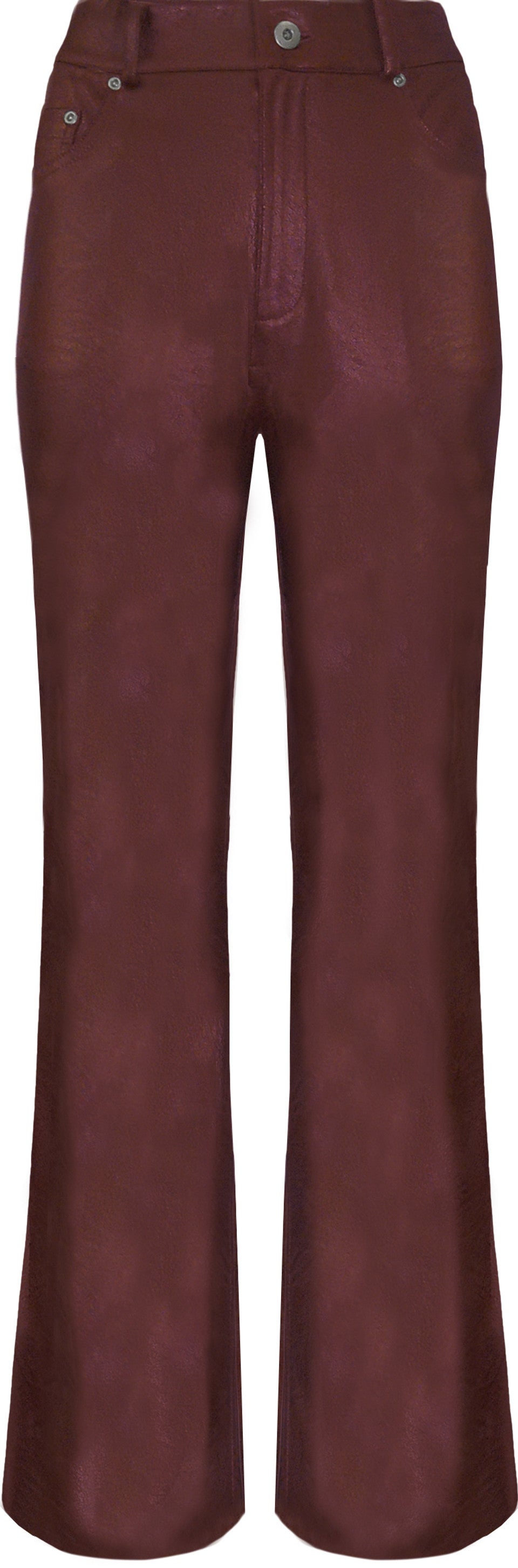Faux Vegan Leather Jeans