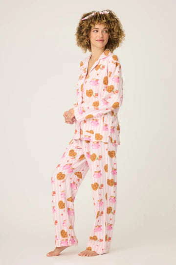 Brunch Club Flannel PJ Set