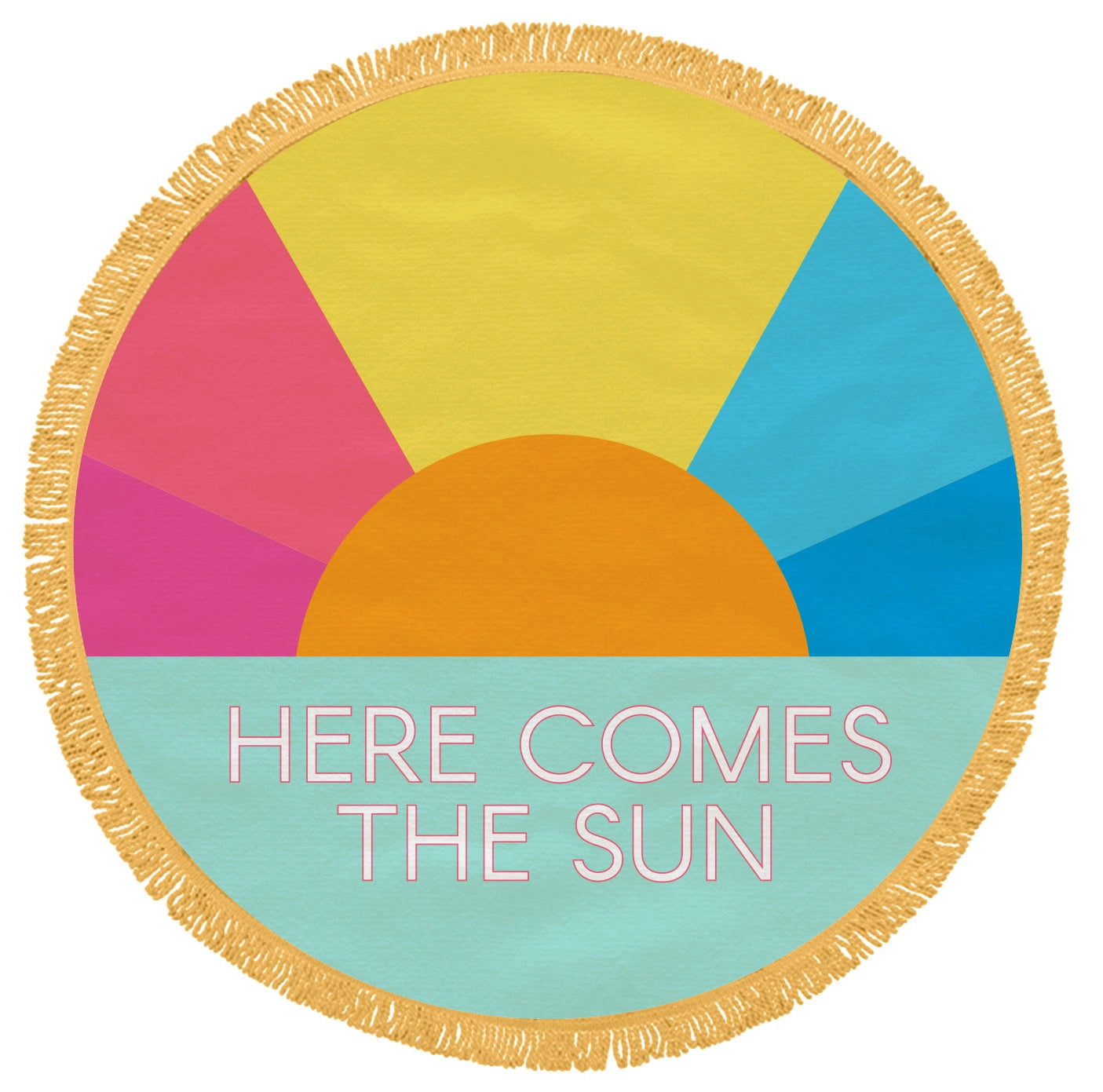 Beach Towel 60in Round Swimrt