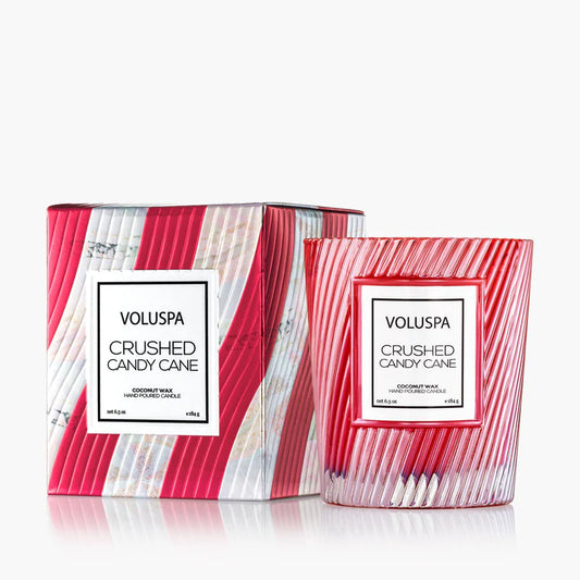 Crushed Candy Cane Candle 6.5