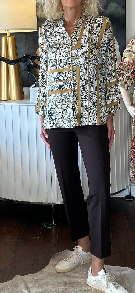 Flower Sketch blouse BCT6706