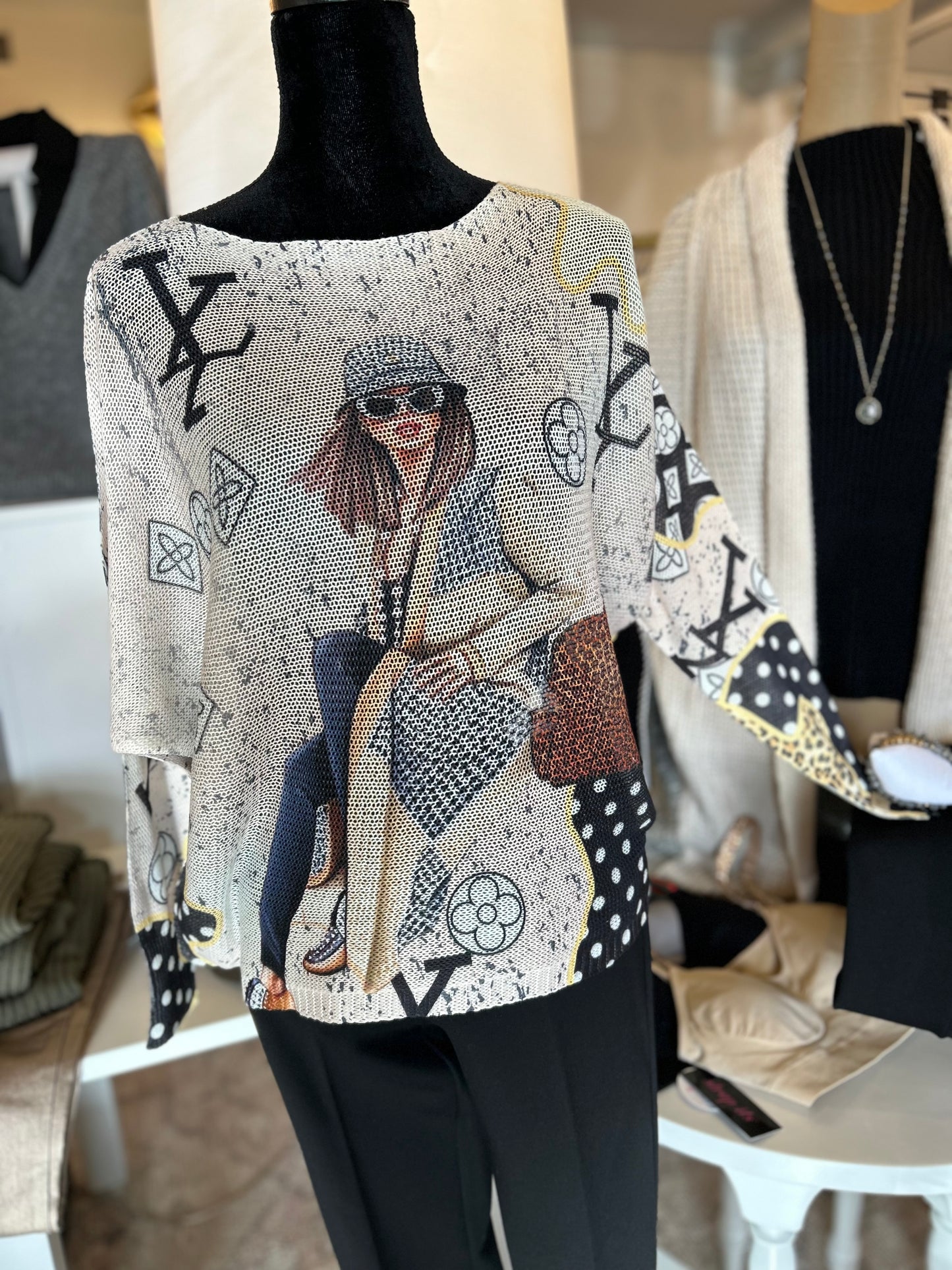 Lady The Pearl Necklace Top 2700