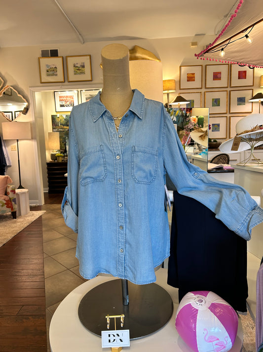 Denim Button Down Shirt LM1454T29