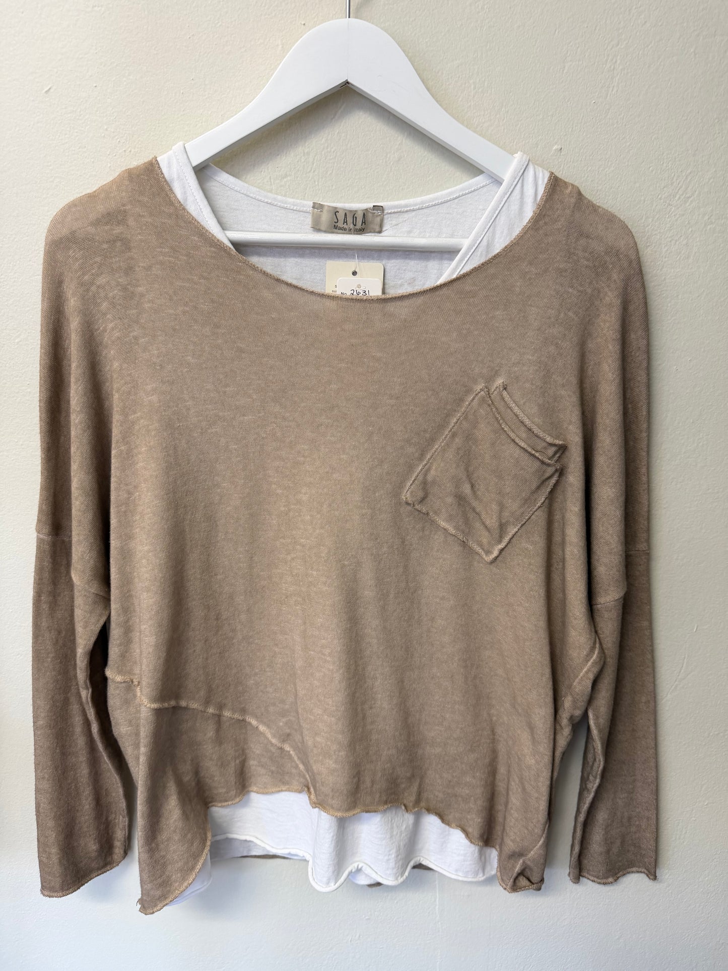 2pc Wide Neck Top w/Tank