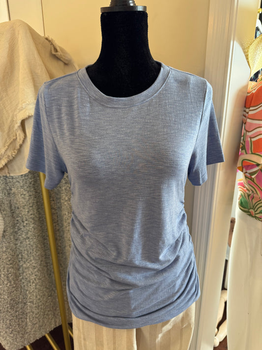 Crew Neck Short Sleeve Top