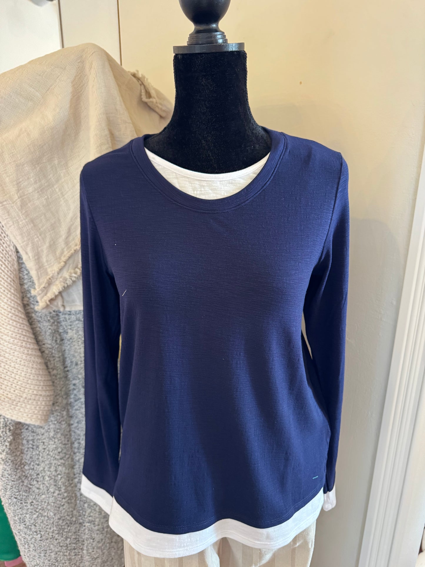 Long Sleeve Crew Neck Top