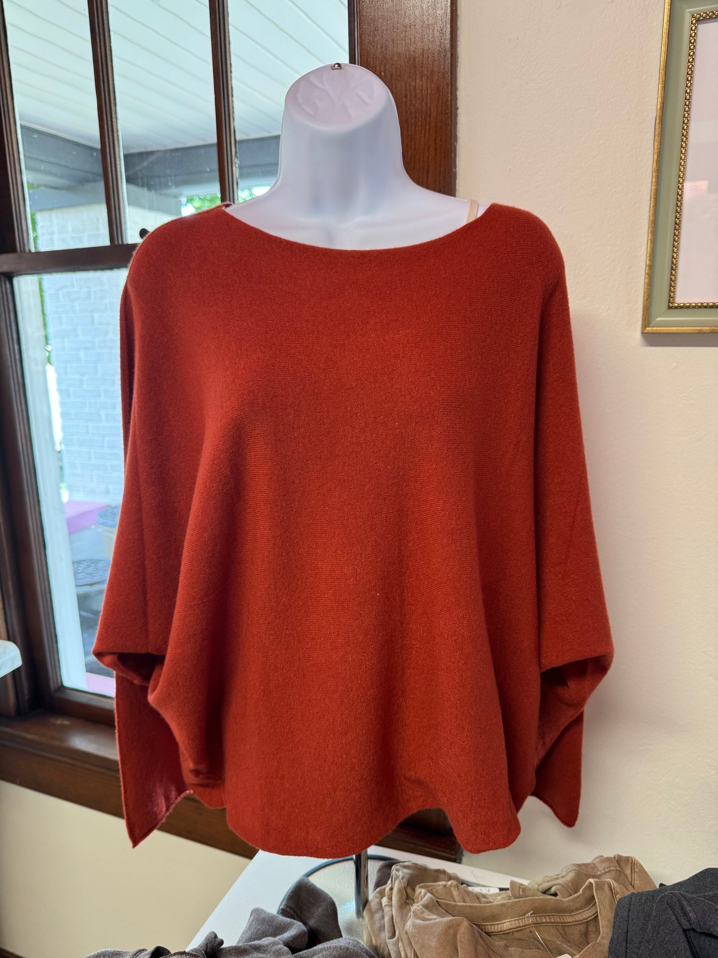 Crew Neck Dolman Top