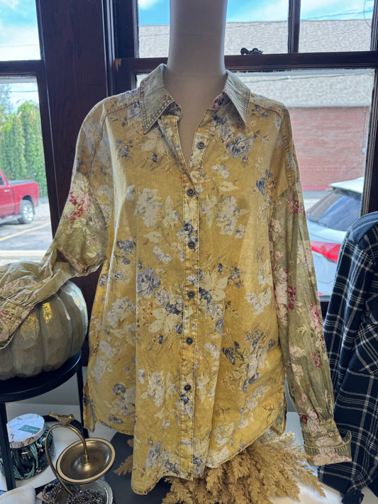 Floral Long Sleeve Blouse