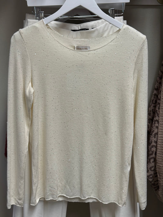 Blouse w/Sequins Details