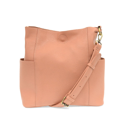 Kayleigh Side Pocket Bucket Bag, Multiple colors