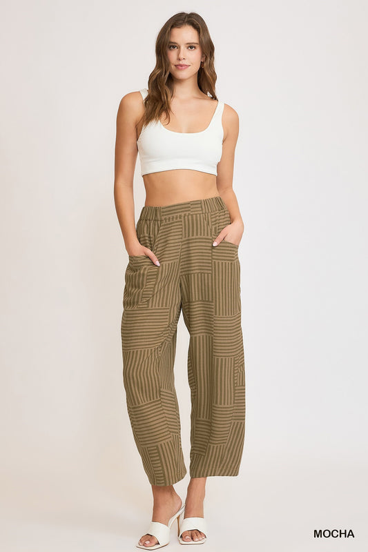 Stripe Baggy Fit Pant