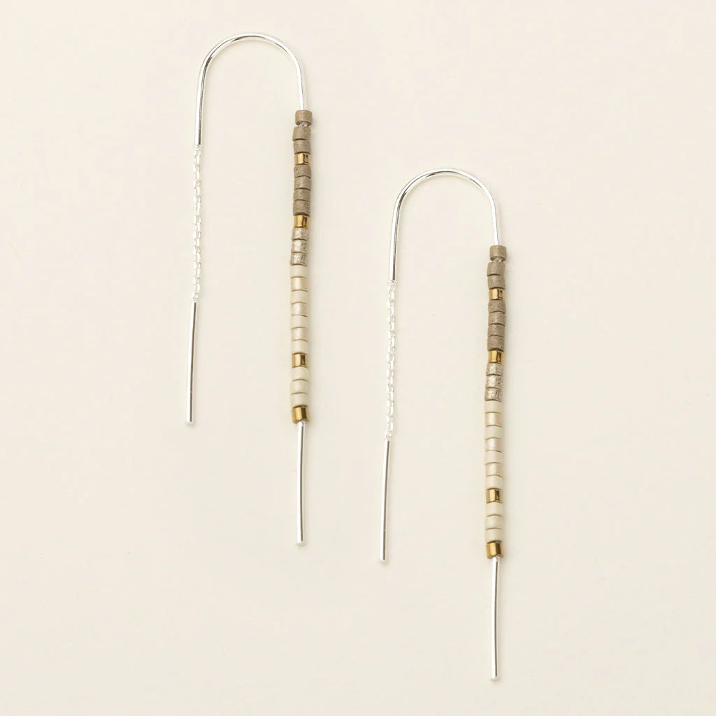 Chromeolor Miyuki Thread Earring
