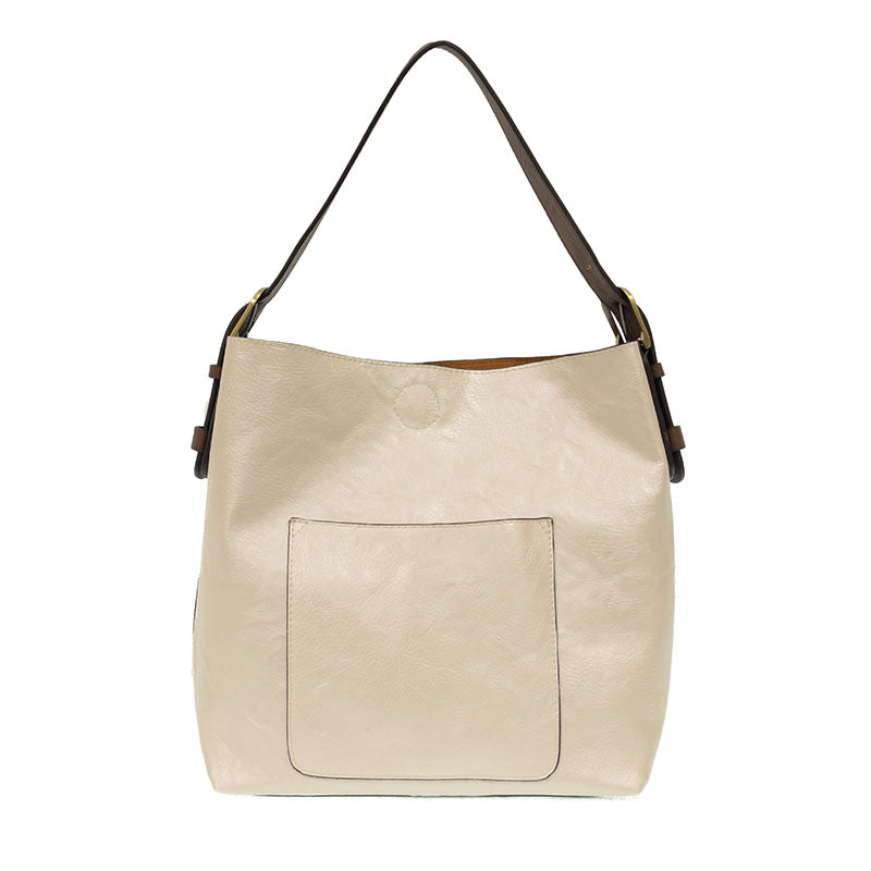 Color Hobo bag w/ Coffee Handle