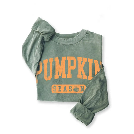 PUMPKIN SEASON GRAPHIC LS TEE