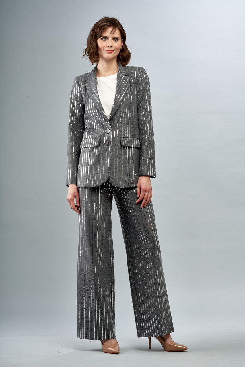 Holiday Pin Stripe Sequin Pants BCP8718