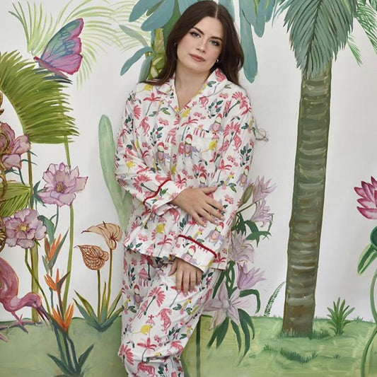 Sultans Green Print Pajamas