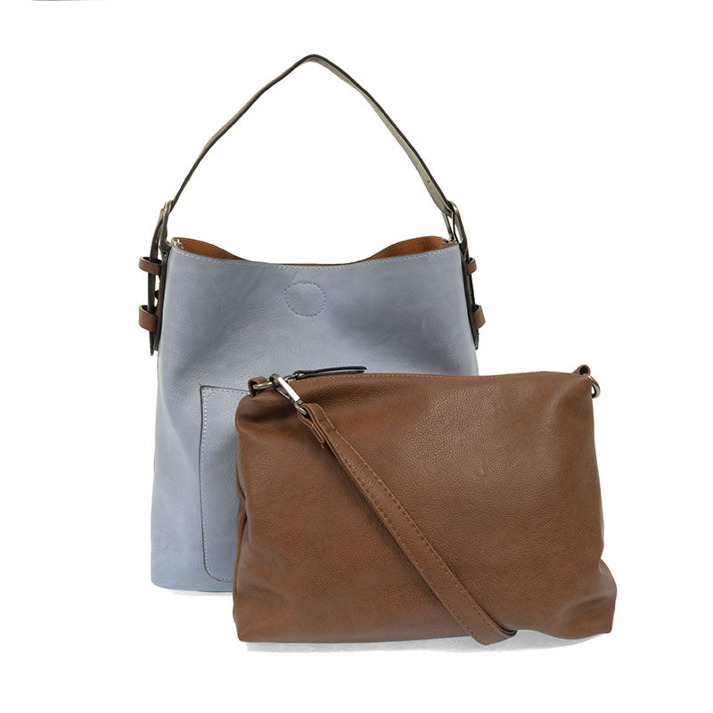 Color Hobo bag w/ Coffee Handle