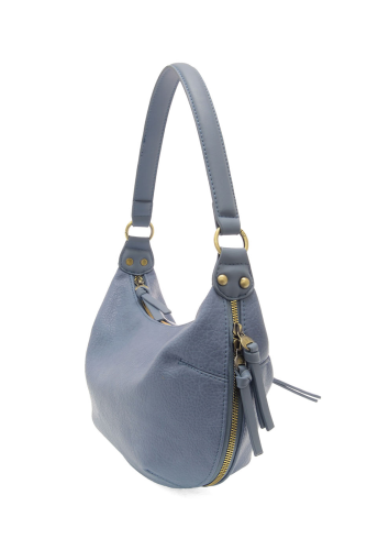Yvette Expandable Zip Hobo Handbag