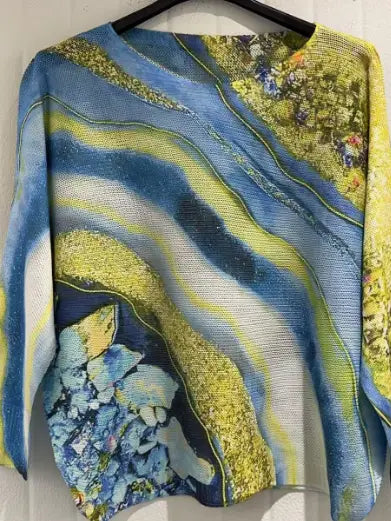 Beautiful Abstract Printed Sweater