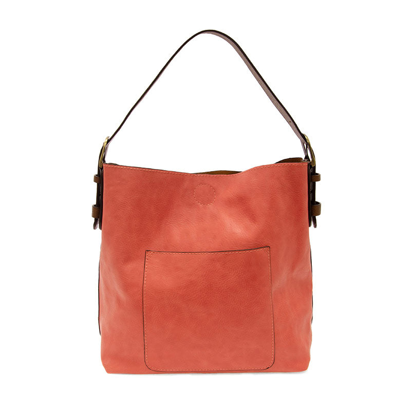 Color Hobo bag w/ Coffee Handle