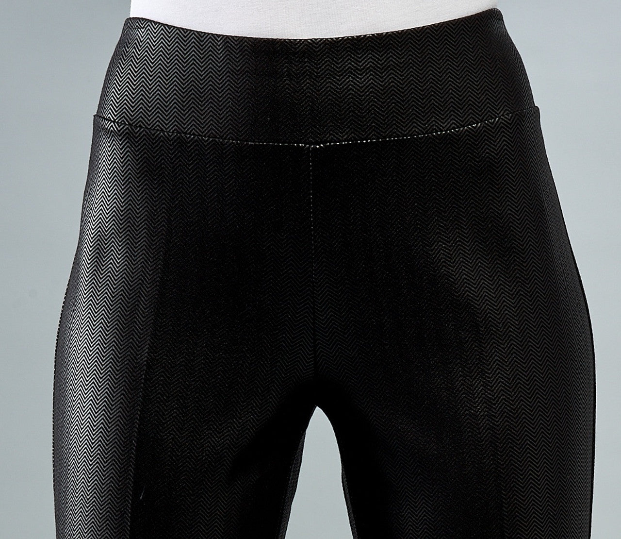 Black Chevron Skinny Pant BCP8909