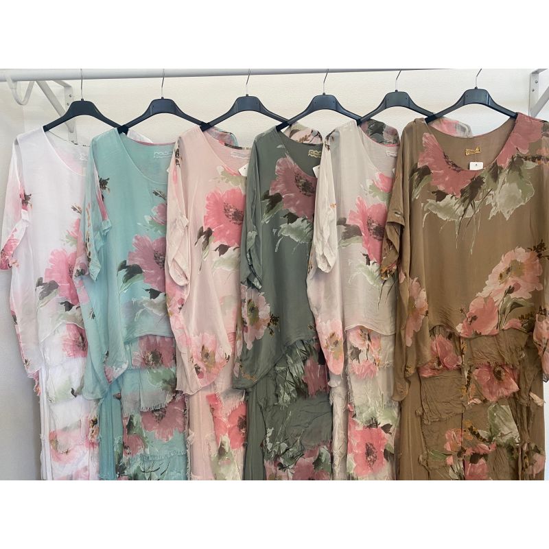Floral Ruffed Dress