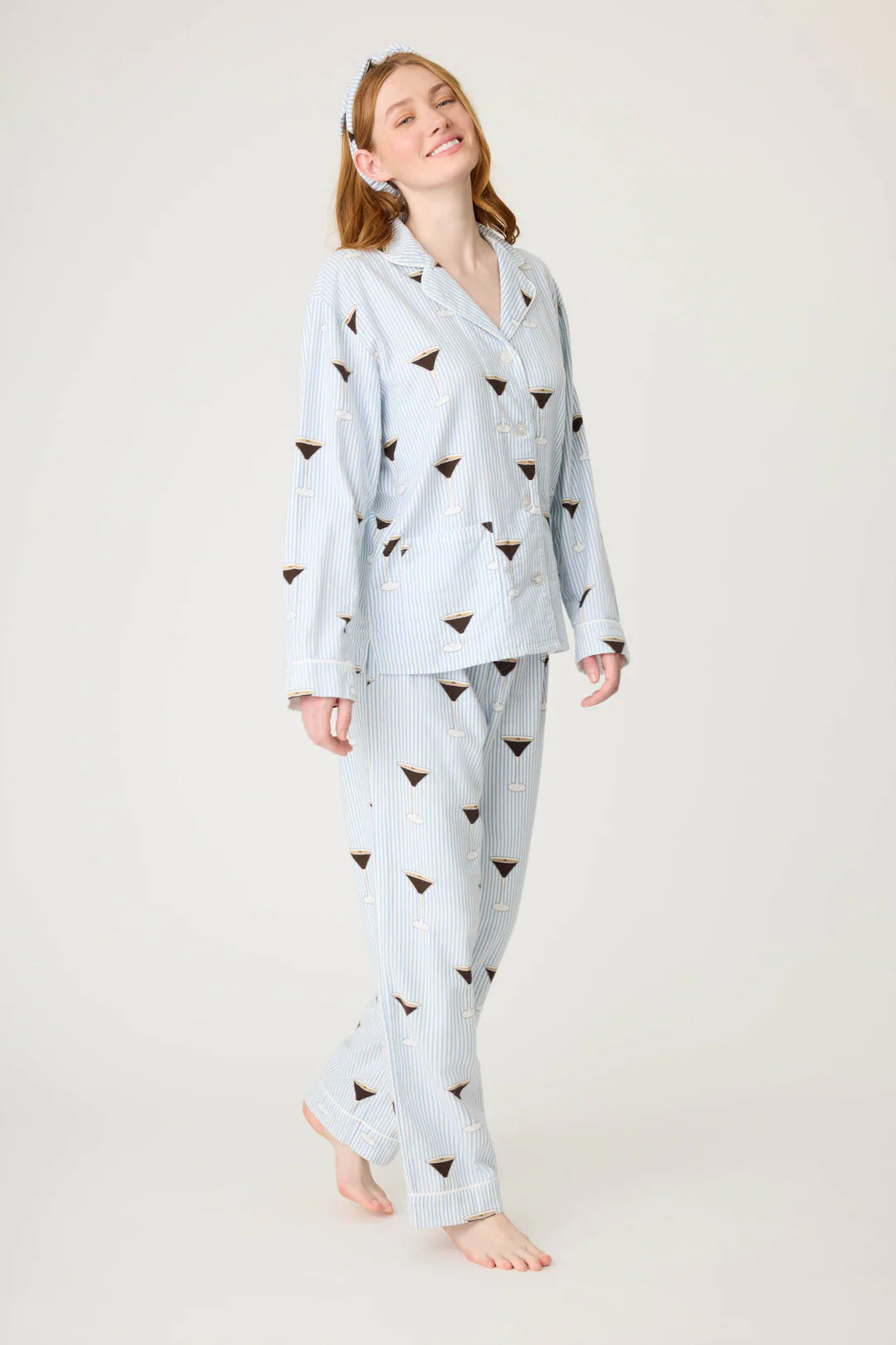 Espresso Martini Flannel Pajamas His & Hers Espresso