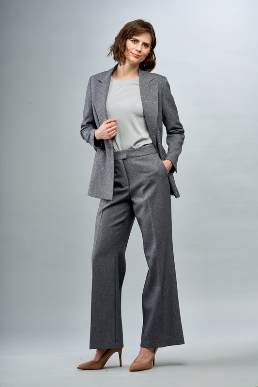 Grey Dress Trouser BCP7257