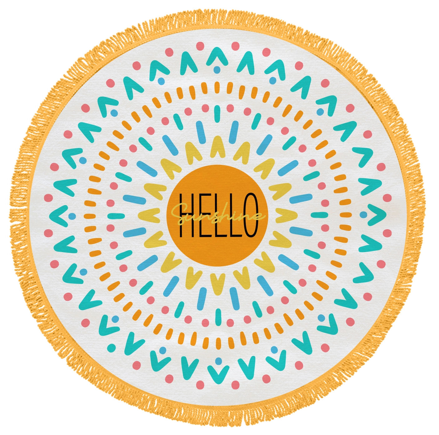 Beach Towel 60in Round Swimrt