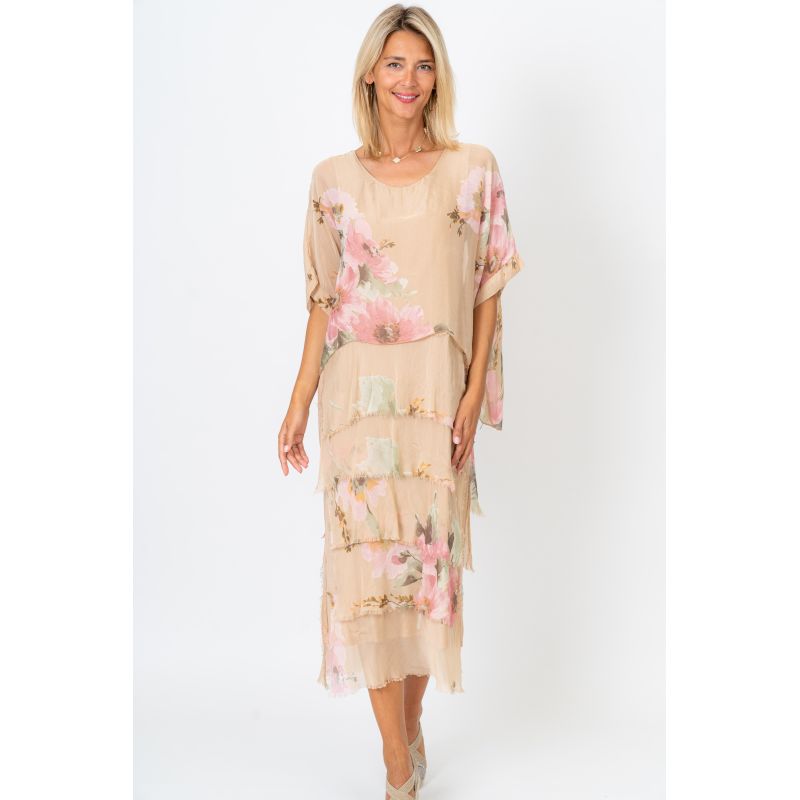 Floral Ruffed Dress