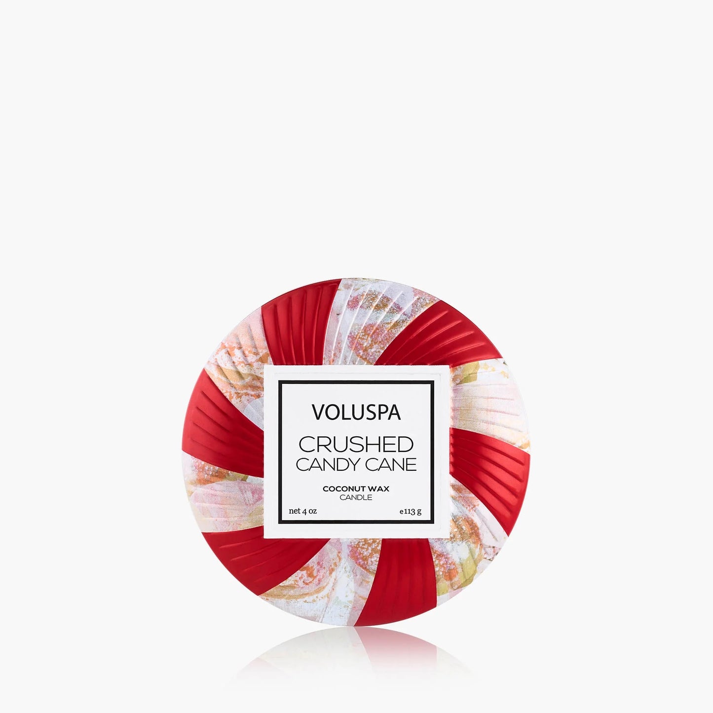Mini Crushed Candy Cane Candle