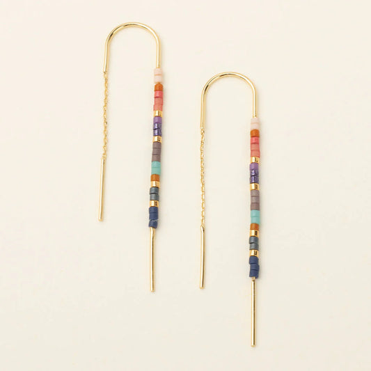 Chromeolor Miyuki Thread Earring