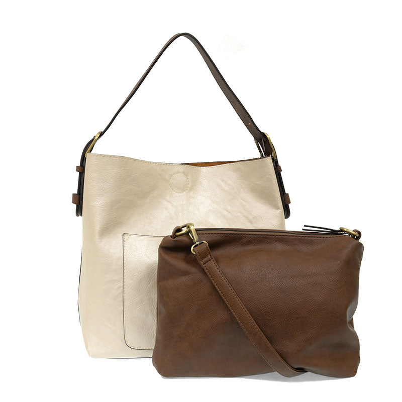 Color Hobo bag w/ Coffee Handle