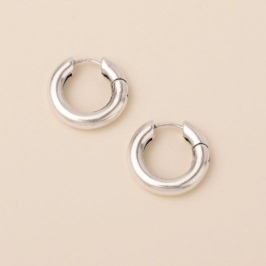 Sterling Hoop Earrings