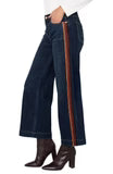 The Stride Denim Pant w/Velvet stripe detail