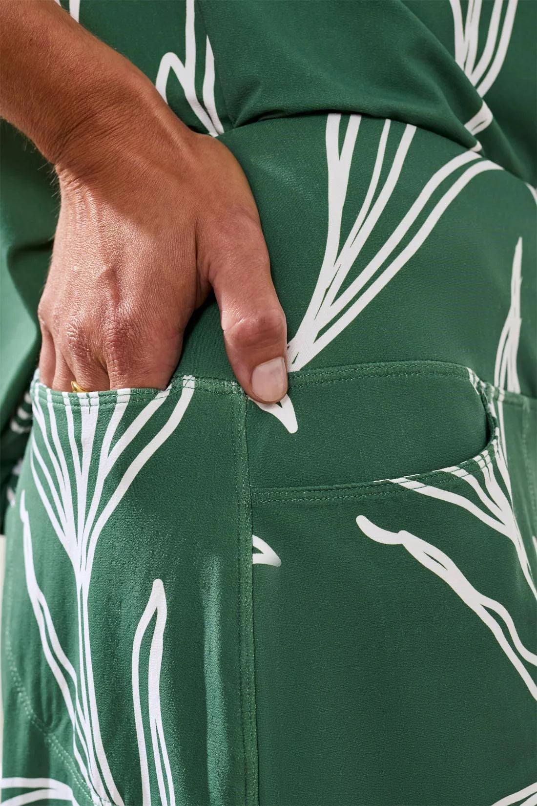 Skort with Pockets Greenery