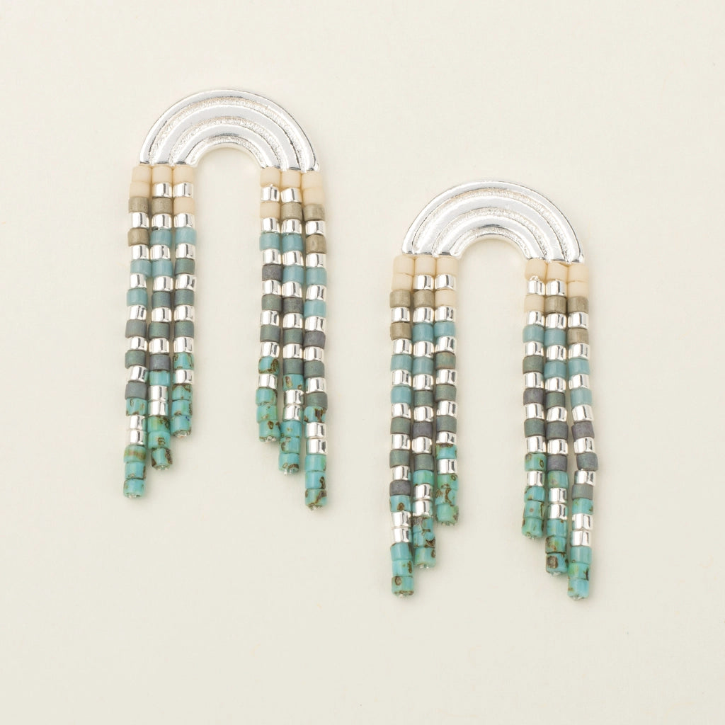 Miyuki Rainbow Fringe Earring